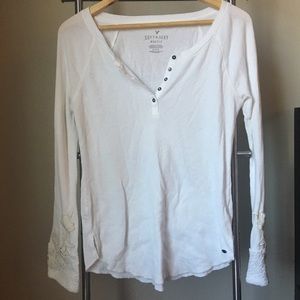 American Eagle fitted top size M